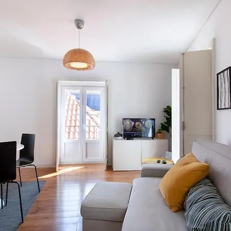 Portas Do Sol Stylish With Elevator Apartment Lisbon